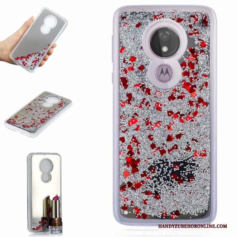 Custodia Moto G7 Play Silicone Sabbie Mobili Giallo, Cover Moto G7 Play Protezione Morbidotelefono