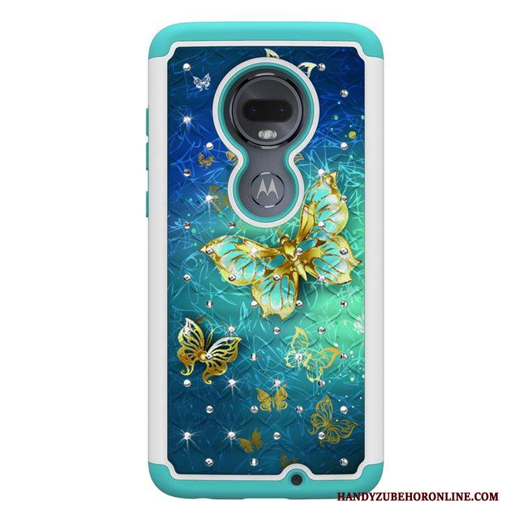 Custodia Moto G7 Plus Colore Anti-cadutatelefono, Cover Moto G7 Plus Cartone Animato Tendenza Tutto Incluso