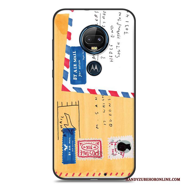 Custodia Moto G7 Plus Creativo Ornamenti Appesi Vento, Cover Moto G7 Plus Cartone Animato Telefono Morbido