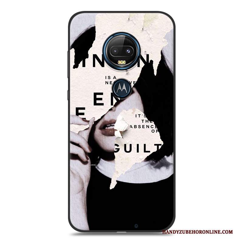 Custodia Moto G7 Plus Creativo Ornamenti Appesi Vento, Cover Moto G7 Plus Cartone Animato Telefono Morbido