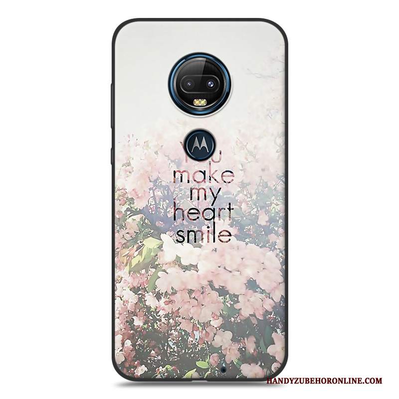 Custodia Moto G7 Plus Creativo Ornamenti Appesi Vento, Cover Moto G7 Plus Cartone Animato Telefono Morbido