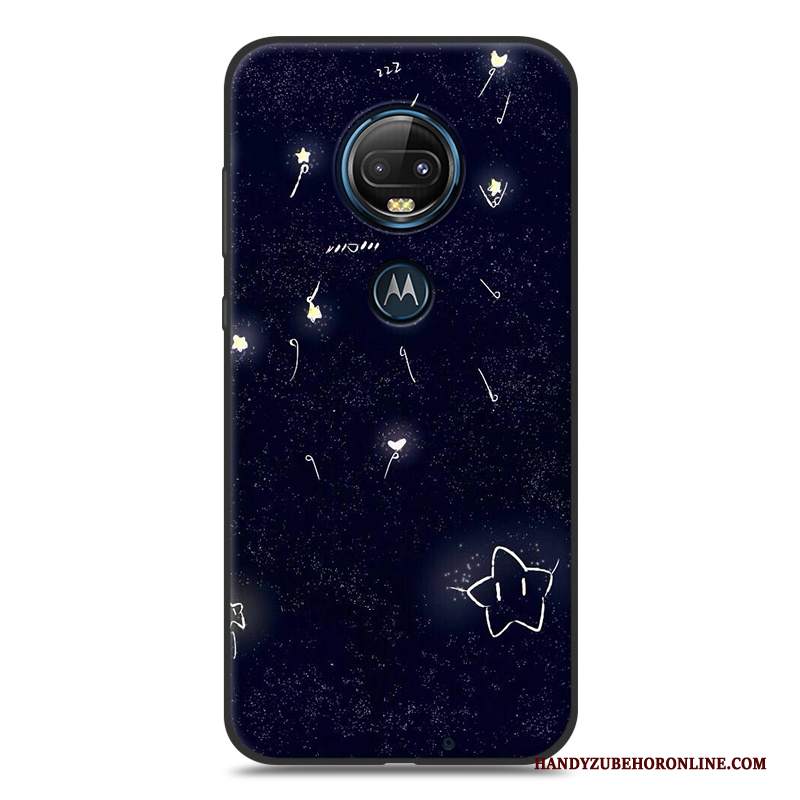 Custodia Moto G7 Plus Creativo Ornamenti Appesi Vento, Cover Moto G7 Plus Cartone Animato Telefono Morbido