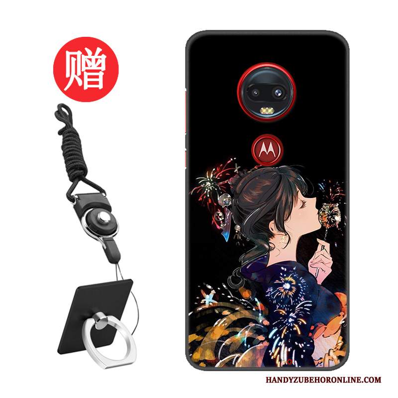 Custodia Moto G7 Plus Protezione Personalizza Modello, Cover Moto G7 Plus Morbido Pellicola Protettiva