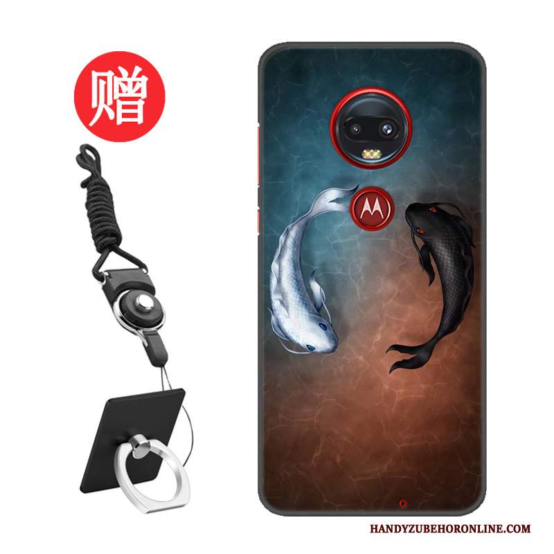 Custodia Moto G7 Plus Protezione Personalizza Modello, Cover Moto G7 Plus Morbido Pellicola Protettiva