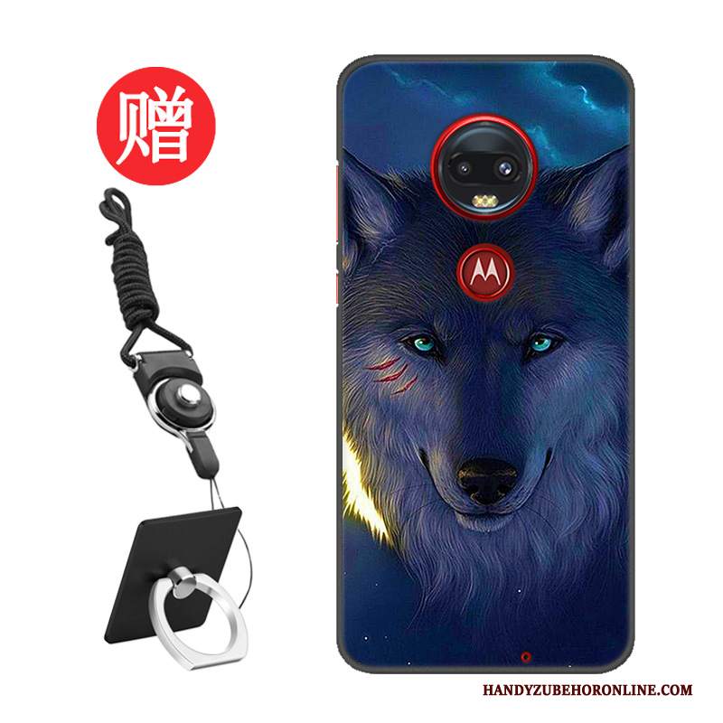 Custodia Moto G7 Plus Protezione Personalizza Modello, Cover Moto G7 Plus Morbido Pellicola Protettiva