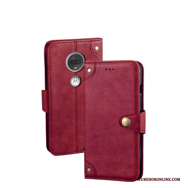 Custodia Moto G7 Portafoglio Europa Blu, Cover Moto G7 Folio Vento