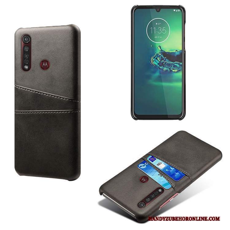 Custodia Moto G8 Plus Mucca Anti-caduta, Cover Moto G8 Plus Telefono Carta