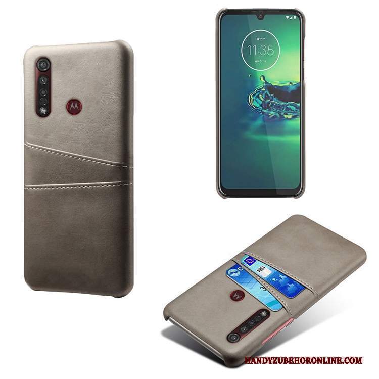 Custodia Moto G8 Plus Mucca Anti-caduta, Cover Moto G8 Plus Telefono Carta