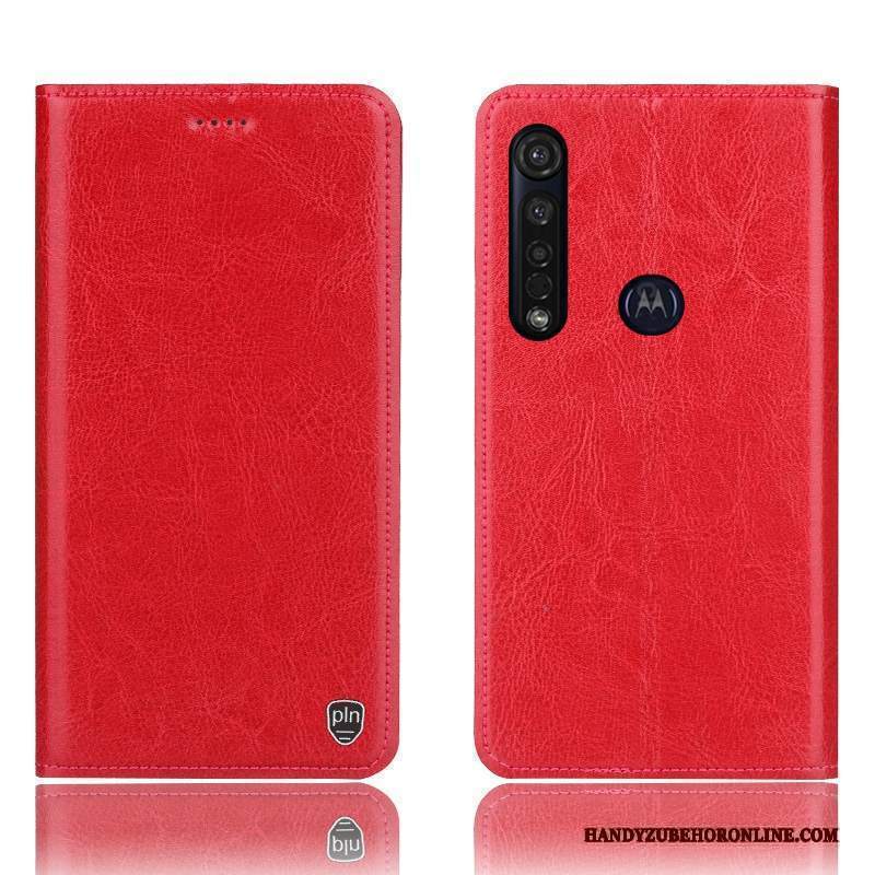 Custodia Moto G8 Plus Pelle Tutto Incluso Blu, Cover Moto G8 Plus Protezione Telefono Modello