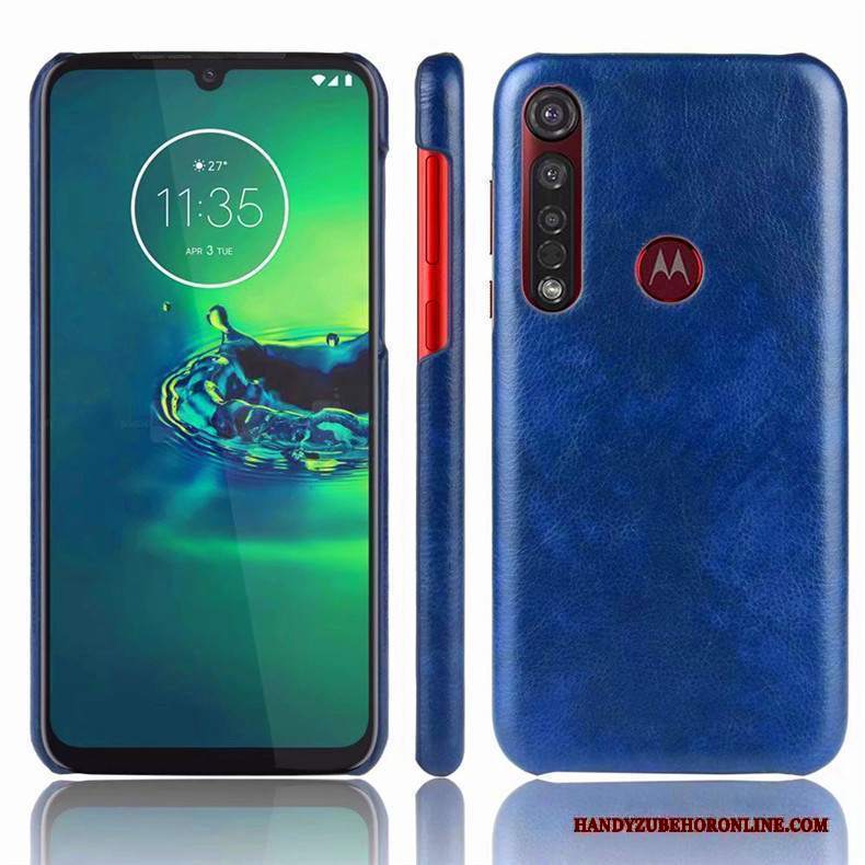 Custodia Moto G8 Plus Protezione Blu Anti-caduta, Cover Moto G8 Plus Semplicitelefono