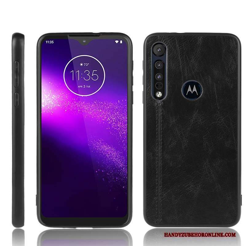 Custodia Moto G8 Plus Protezione Leggere Rosso, Cover Moto G8 Plus Telefono Anti-caduta