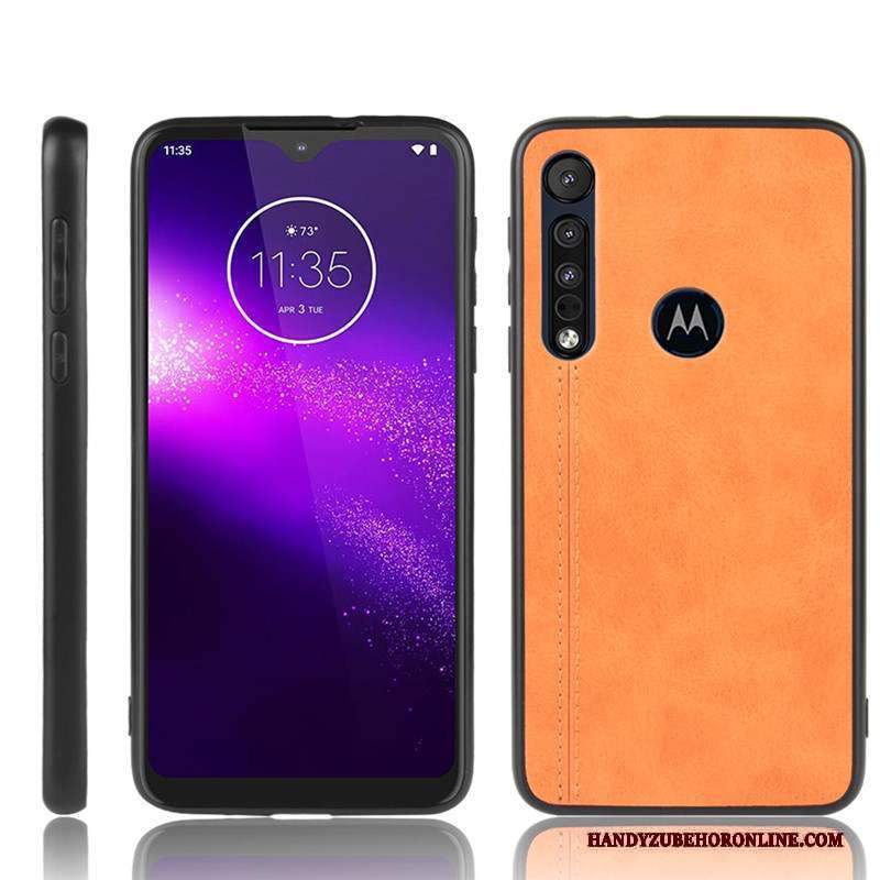 Custodia Moto G8 Plus Protezione Leggere Rosso, Cover Moto G8 Plus Telefono Anti-caduta