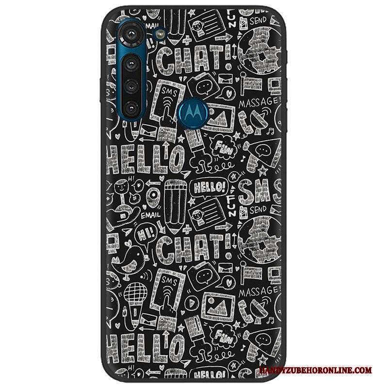 Custodia Moto G8 Power Colore Telefono Rosa, Cover Moto G8 Power Panno Morbido