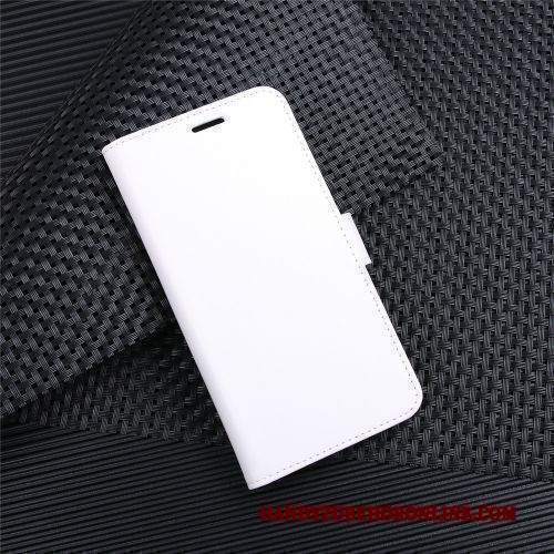 Custodia Moto G8 Power Folio Bianco Affari, Cover Moto G8 Power Portafoglio Telefono Carta