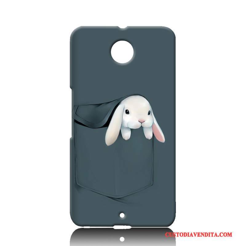 Custodia Moto Nexus 6 Cartone Animato Bianco Anti-caduta, Cover Moto Nexus 6 Protezione Difficiletelefono