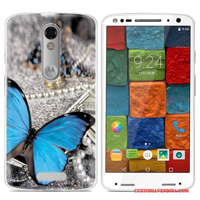 Custodia Moto X Force Colore Morbidotelefono, Cover Moto X Force Colore