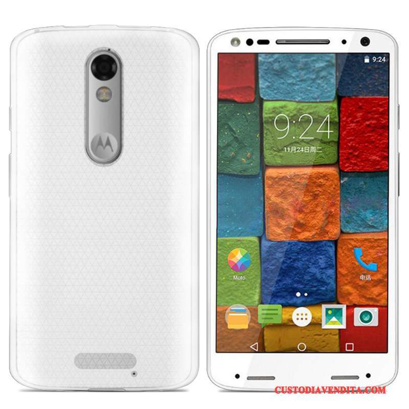 Custodia Moto X Force Colore Morbidotelefono, Cover Moto X Force Colore