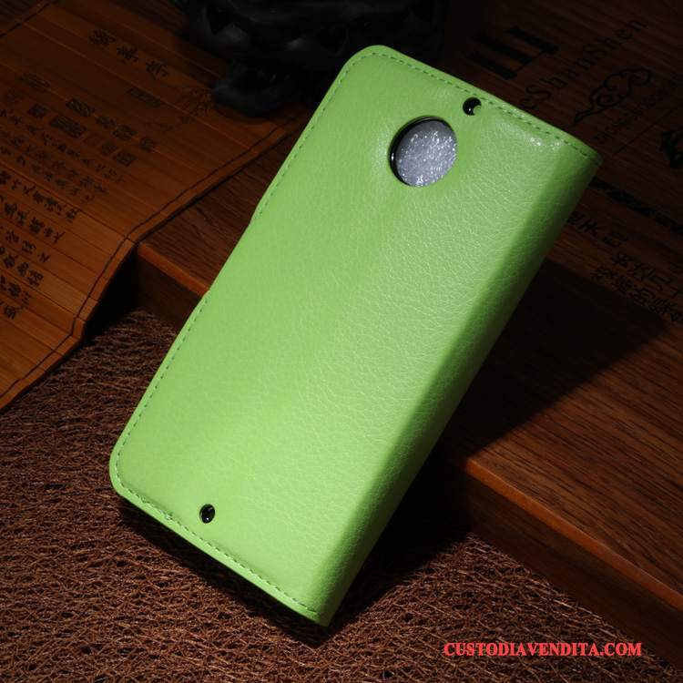 Custodia Moto X Pelle Verdetelefono, Cover Moto X Protezione