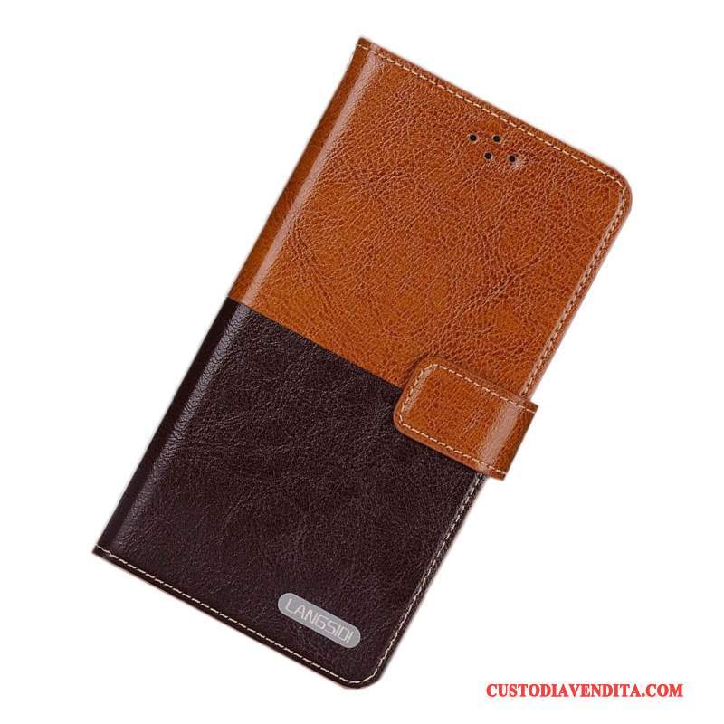 Custodia Moto X Protezione Telefono Semplici, Cover Moto X Pelle Anti-caduta Blu Scuro