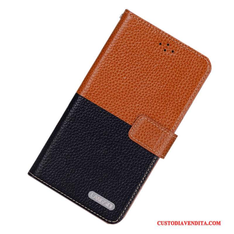 Custodia Moto X Protezione Telefono Semplici, Cover Moto X Pelle Anti-caduta Blu Scuro