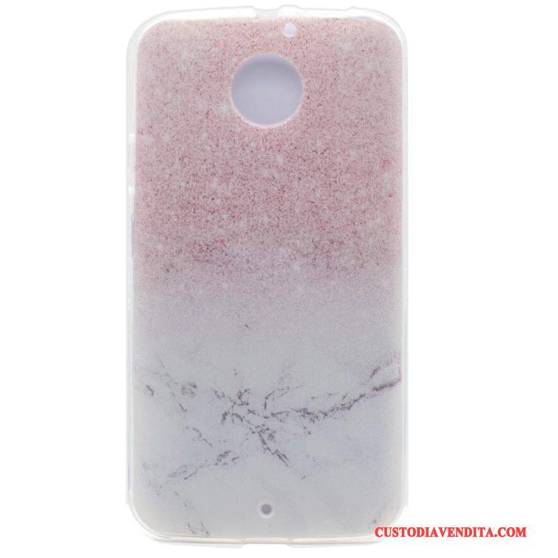 Custodia Moto X Silicone Trasparente Morbido, Cover Moto X Telefono Rosa