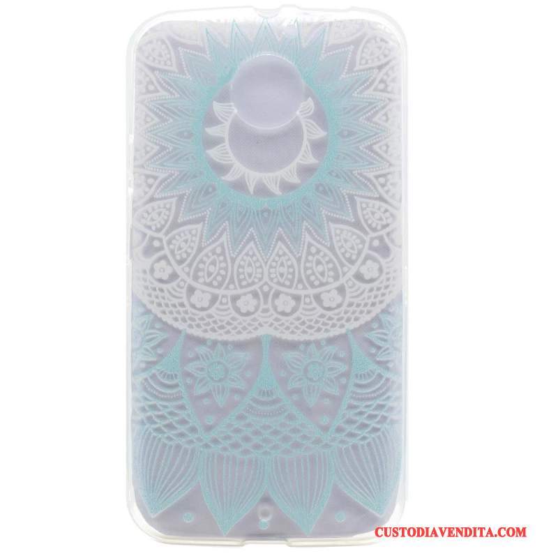 Custodia Moto X Silicone Trasparente Morbido, Cover Moto X Telefono Rosa