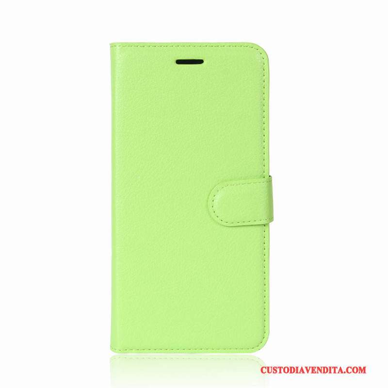 Custodia Moto X4 Protezione Modello Verde, Cover Moto X4 Pelle Litchitelefono