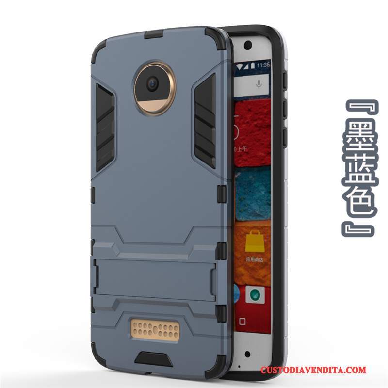 Custodia Moto X4 Protezione Telefono Anti-caduta, Cover Moto X4 Grigio Supporto