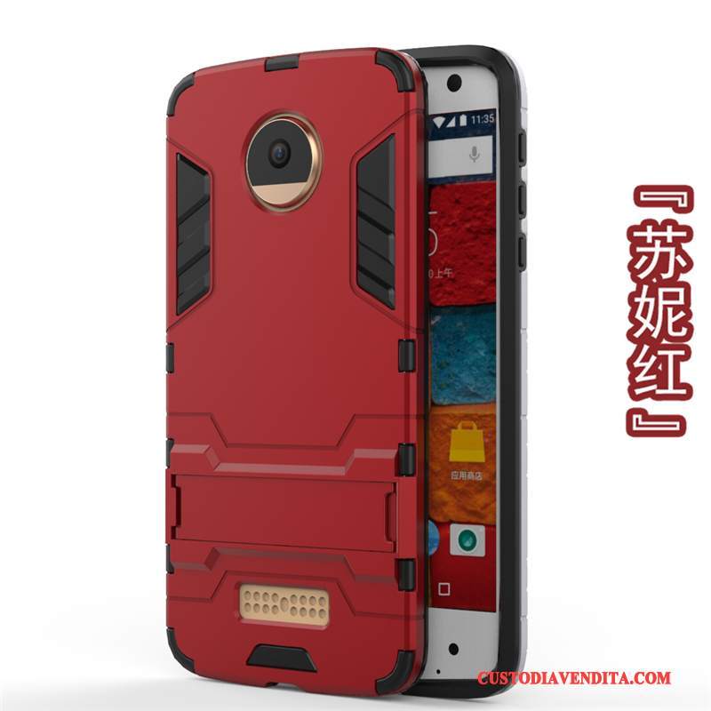 Custodia Moto X4 Protezione Telefono Anti-caduta, Cover Moto X4 Grigio Supporto