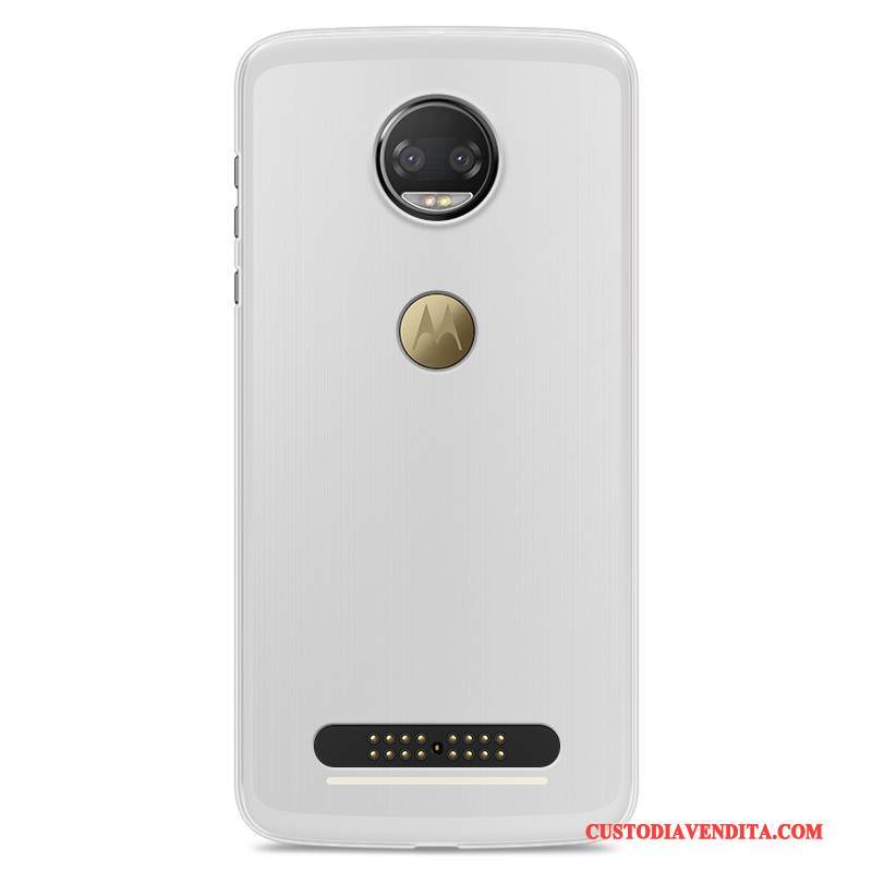 Custodia Moto Z 2018 Protezione Telefono Anti-caduta, Cover Moto Z 2018 Cartone Animato Rosso Tutto Incluso