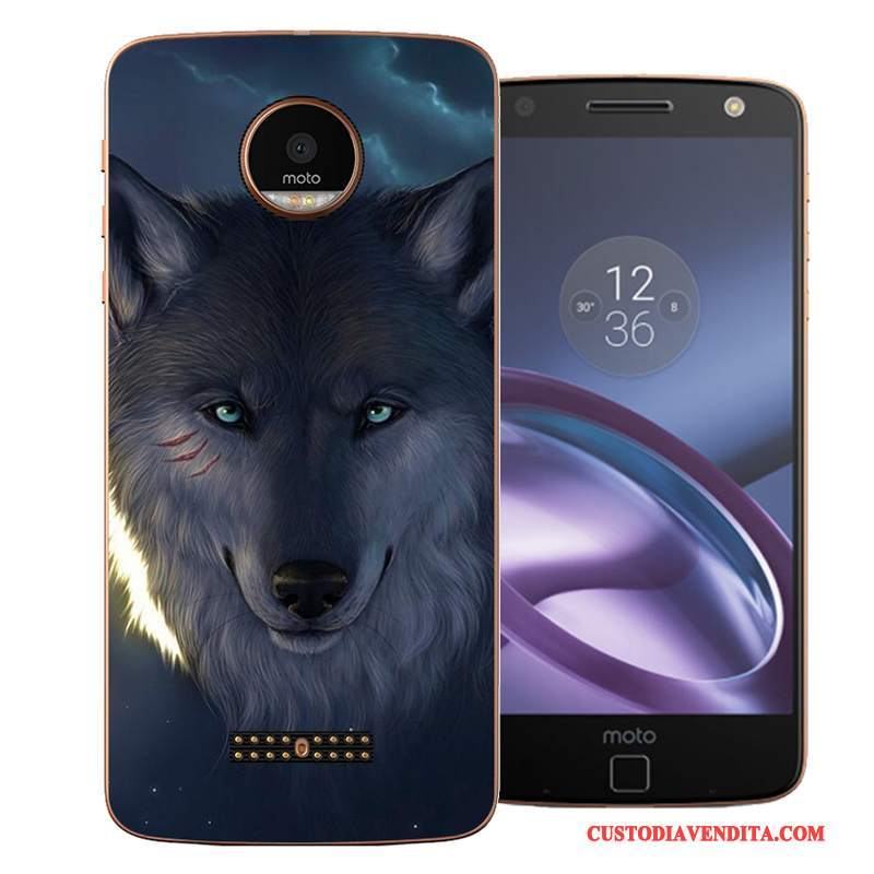 Custodia Moto Z Cartone Animato Telefono Nuovo, Cover Moto Z Protezione Bianco Difficile