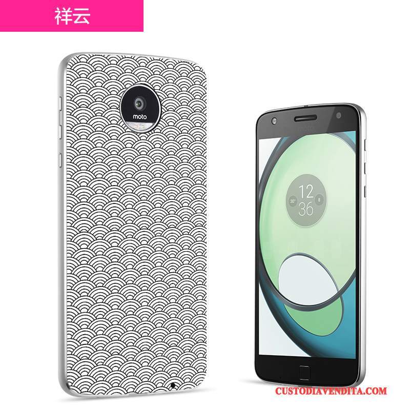 Custodia Moto Z Coperchio Posteriore Bianco, Cover Moto Z Telefono Blu