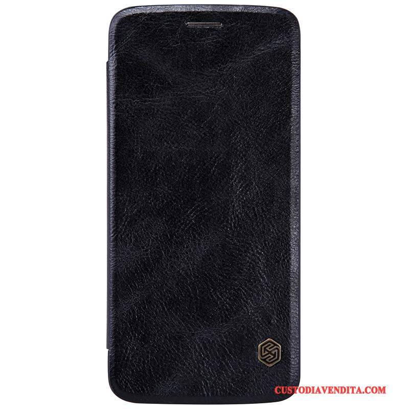 Custodia Moto Z Pelle Oro Chiaro, Cover Moto Z Folio Telefono