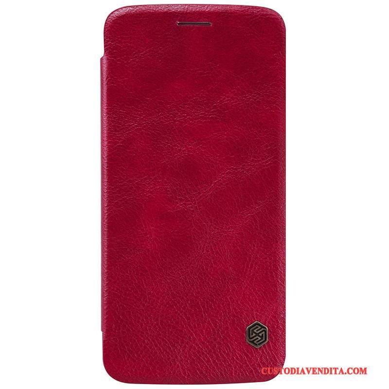 Custodia Moto Z Pelle Oro Chiaro, Cover Moto Z Folio Telefono