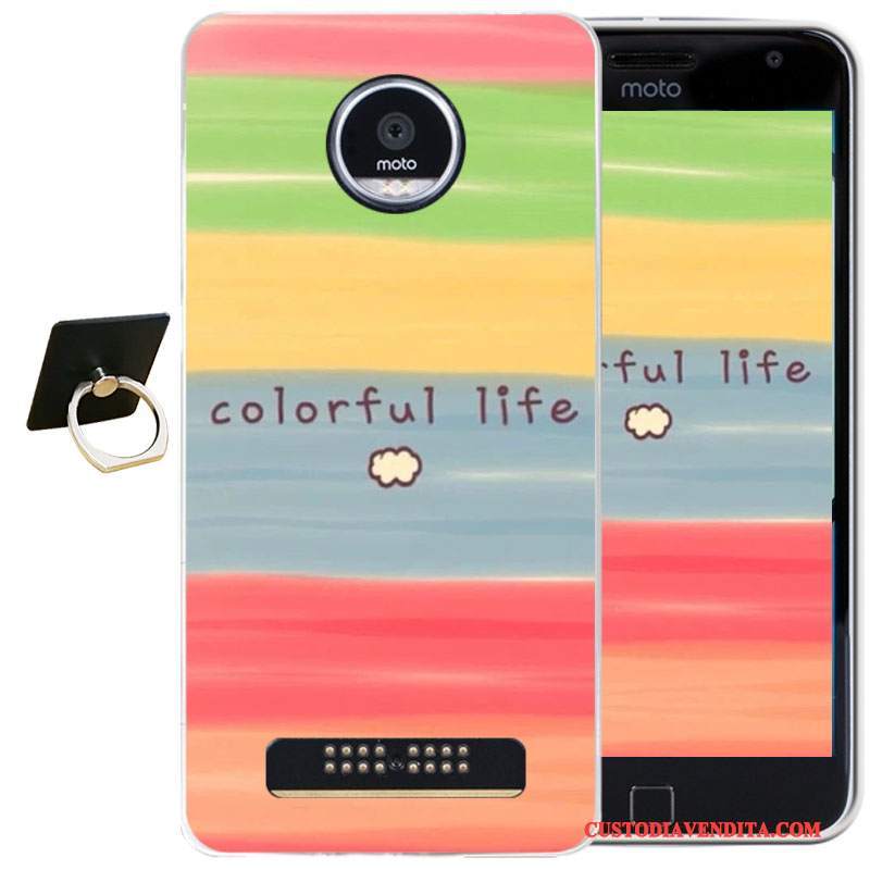 Custodia Moto Z Play Colore Morbido Tutto Incluso, Cover Moto Z Play Protezione Telefono