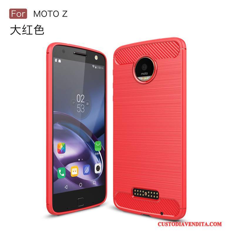 Custodia Moto Z Silicone Tutto Incluso Anti-caduta, Cover Moto Z Protezione Verde Tendenza