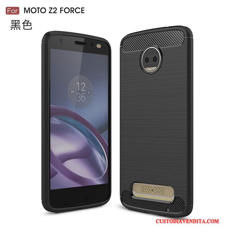 Custodia Moto Z2 Force Edition Silicone Tutto Incluso Morbido, Cover Moto Z2 Force Edition Protezione Pertelefono