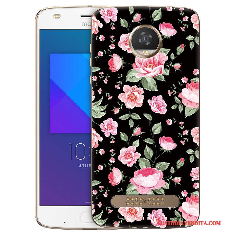 Custodia Moto Z2 Play Colore Telefono Morbido, Cover Moto Z2 Play Blu Chiaro