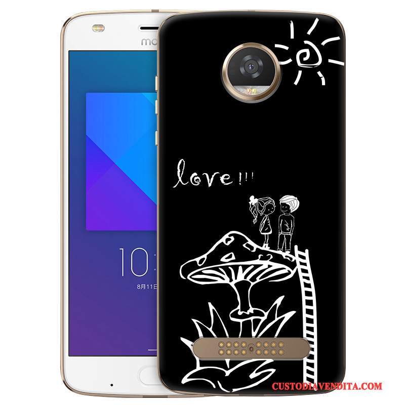 Custodia Moto Z2 Play Colore Telefono Morbido, Cover Moto Z2 Play Blu Chiaro