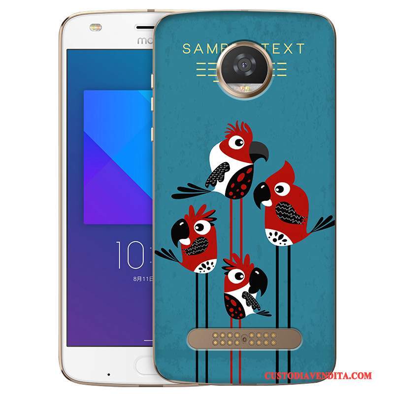 Custodia Moto Z2 Play Colore Telefono Morbido, Cover Moto Z2 Play Blu Chiaro