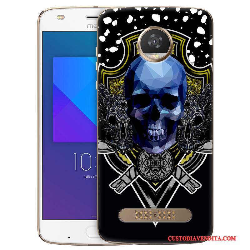 Custodia Moto Z2 Play Colore Telefono Morbido, Cover Moto Z2 Play Blu Chiaro