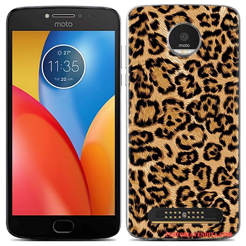 Custodia Moto Z2 Play Creativo Blu Morbido, Cover Moto Z2 Play Cartone Animato Telefono