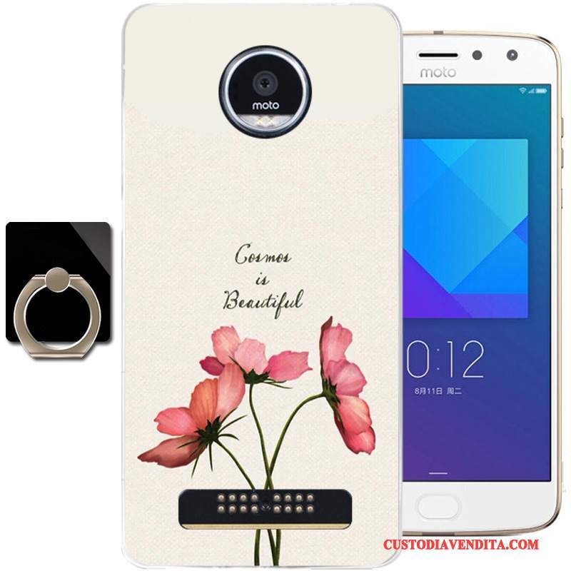 Custodia Moto Z2 Play Protezione Telefono Fresco, Cover Moto Z2 Play Moda Blu Morbido