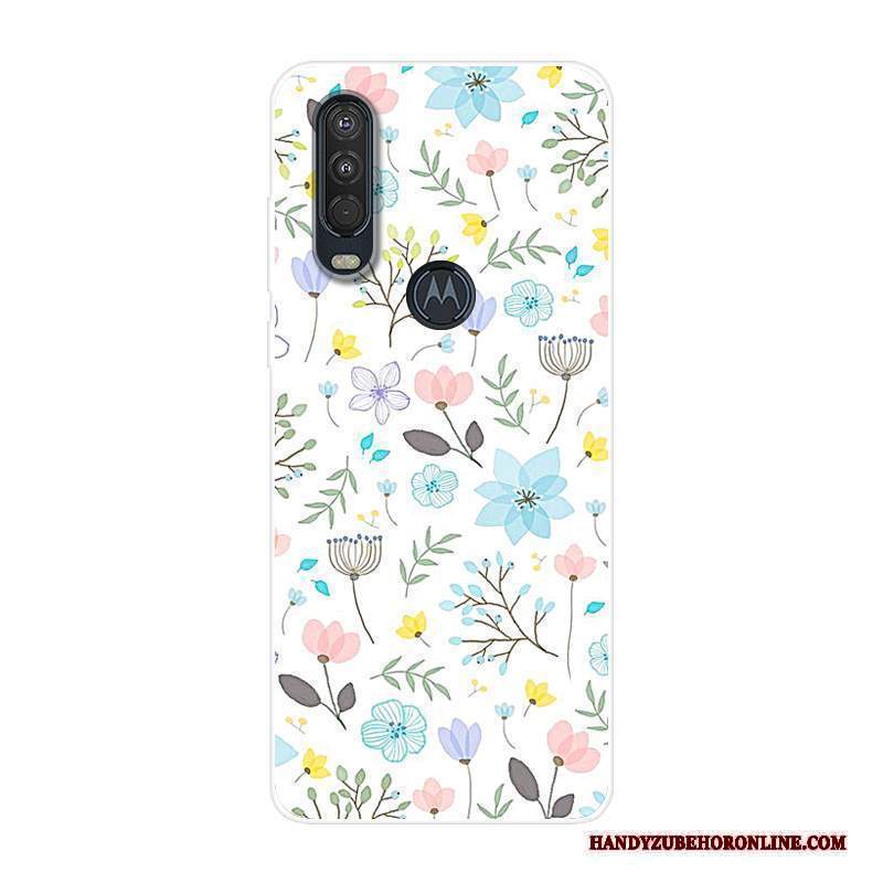 Custodia Motorola One Action Creativo Tutto Inclusotelefono, Cover Motorola One Action Silicone Blu Anti-caduta