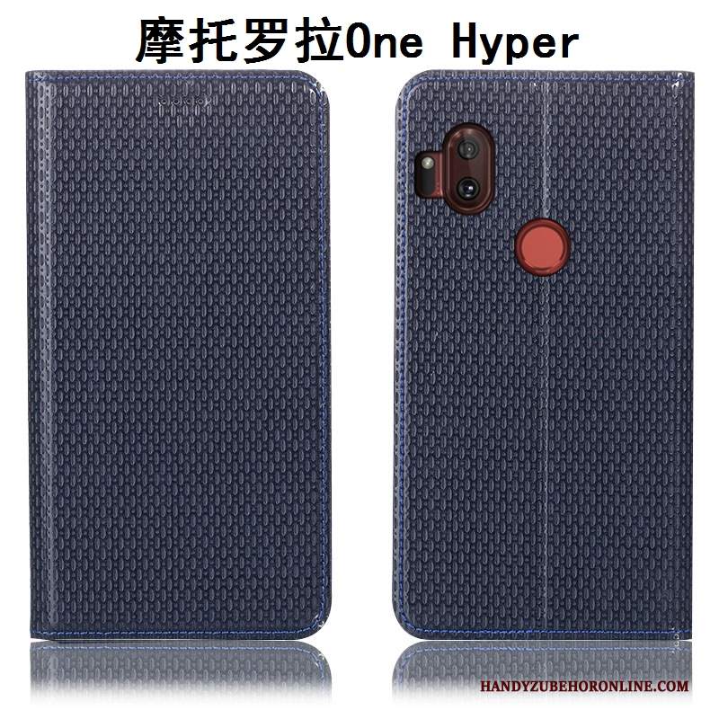 Custodia Motorola One Hyper Pelle Anti-caduta Tutto Incluso, Cover Motorola One Hyper Protezione Telefono