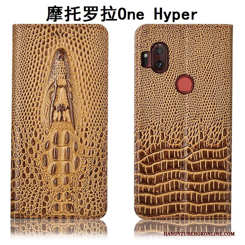 Custodia Motorola One Hyper Pelle Tutto Inclusotelefono, Cover Motorola One Hyper Folio