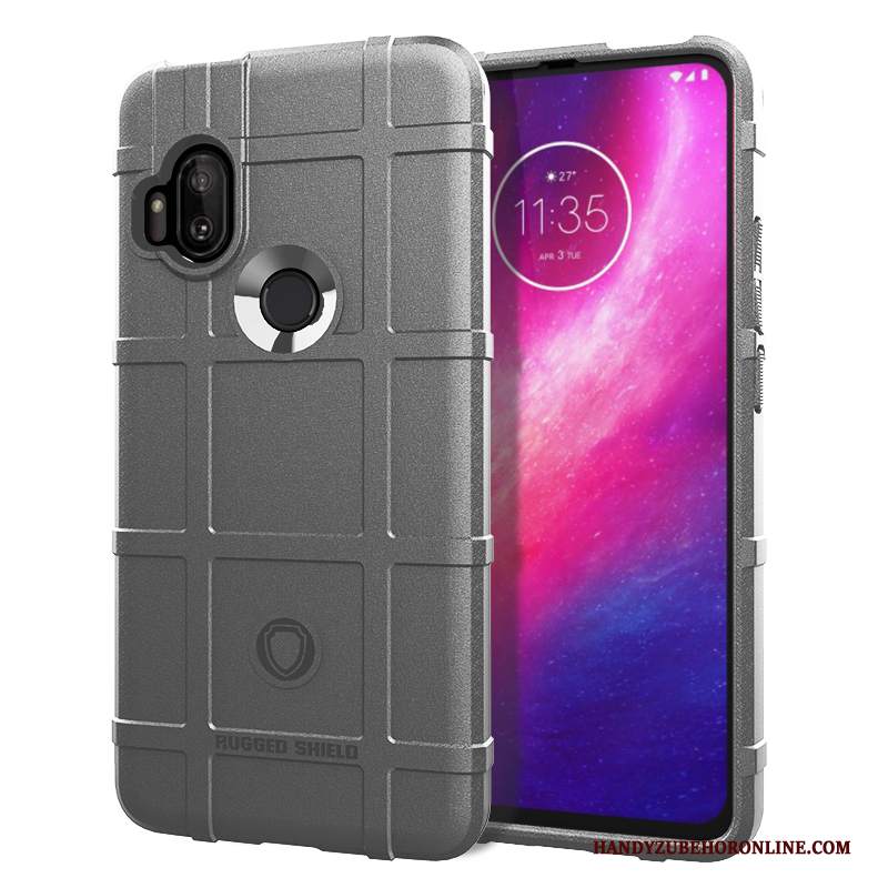 Custodia Motorola One Hyper Protezione Telefono Anti-caduta, Cover Motorola One Hyper Hemming Semplici