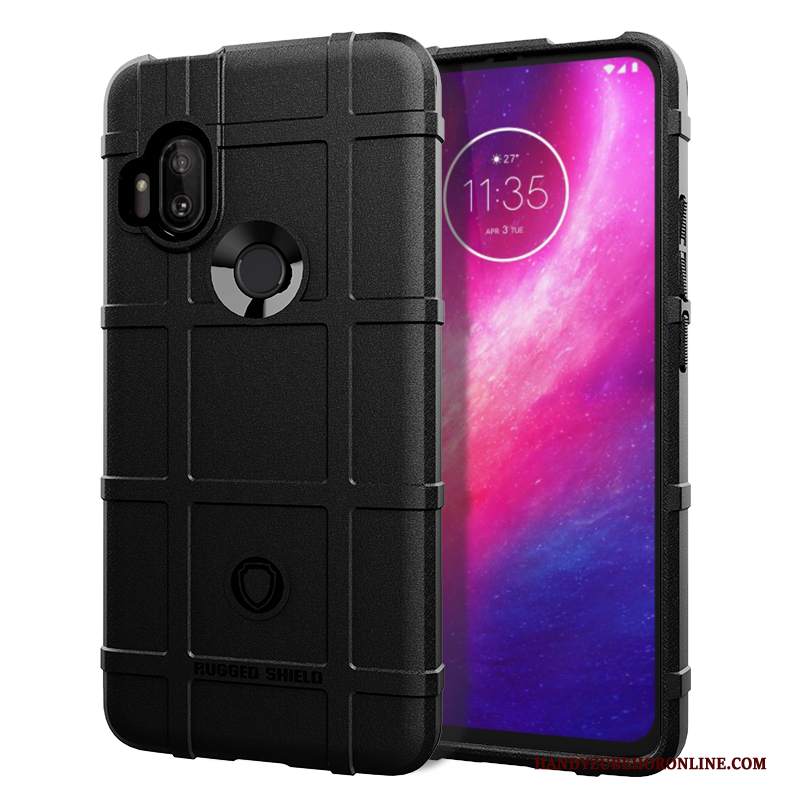 Custodia Motorola One Hyper Protezione Telefono Anti-caduta, Cover Motorola One Hyper Hemming Semplici