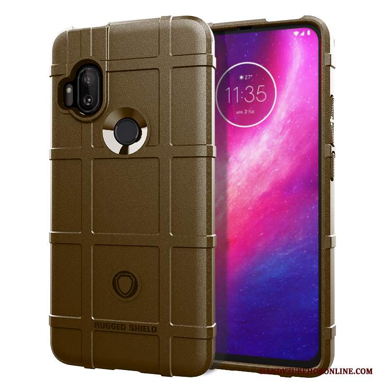 Custodia Motorola One Hyper Protezione Telefono Anti-caduta, Cover Motorola One Hyper Hemming Semplici