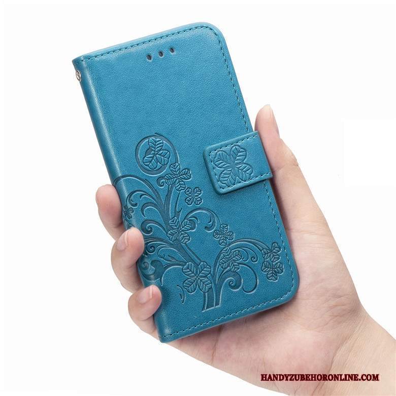 Custodia Motorola One Macro Protezione Morbido Anti-caduta, Cover Motorola One Macro Folio Blutelefono